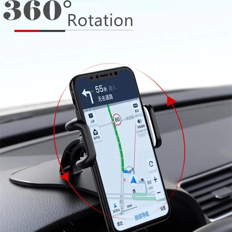 Soporte de teléfono para auto con rotación de 360°